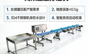 食品生鮮廠如何選高效重量分選機(jī)